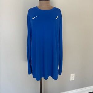 Nike NCAA blue Air Force coaching Shirt size XL